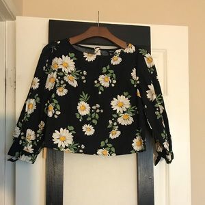 Daisy Print Blouse